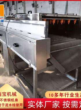 全自动平行毛辊清洗 土豆芋头去皮清洗设备 洗橙子苹果的机器