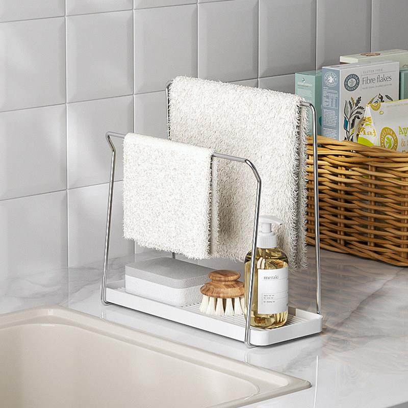 厨房抹布架家用沥水收纳毛巾海绵洗碗水槽台面收纳置物各种神器,淘宝优惠券,粉丝福利购,淘宝优惠卷