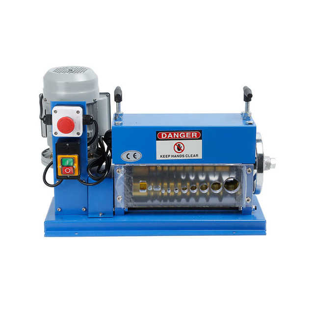 Fully automatic wire stripper cable cutting machine multi-core sheath wire stripper wire cutter offline machine sea blue