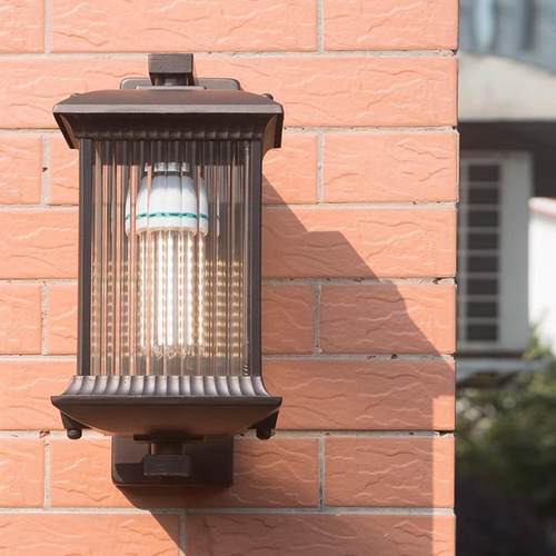 过道壁灯户外花园庭院外墙走廊阳台灯新中式别墅大门灯墙灯 - 图1