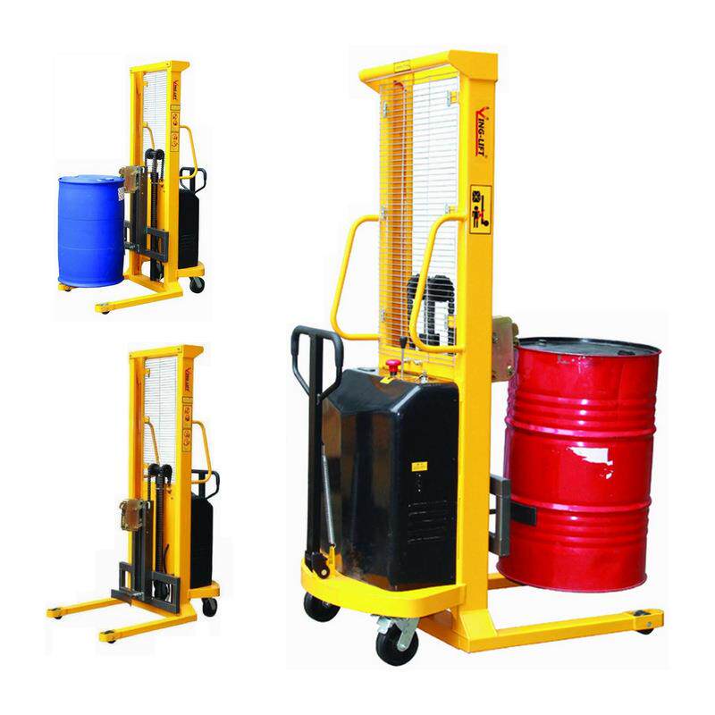 Eagle beak clip type oil drum stacker manual semi-electric iron drum plastic oil drum truck mouthpiece