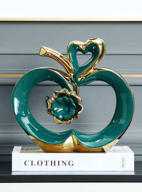 摆件现代轻奢创意客厅电视柜两边摆设家居装饰品书柜博古架白色银