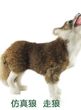 威源 手工艺品 仿真动物 摄影模型 仿真走狼 F004