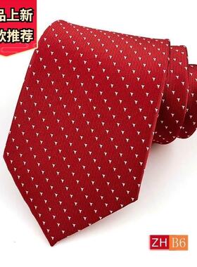 24Mens Neck Ties Tie For Men Necktie Red Business Neckties M