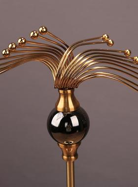 高档欧式轻奢书金属摆件样板房办公室房客厅装电视柜酒柜家居工艺