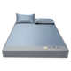 Summer Class A Antibacterial Ice Wire Cooling Mat Ice Wire Cooling Silk Air Conditioner Anti-Slip Soft Mat Dormitory Bed Sheet Style 3 Sets