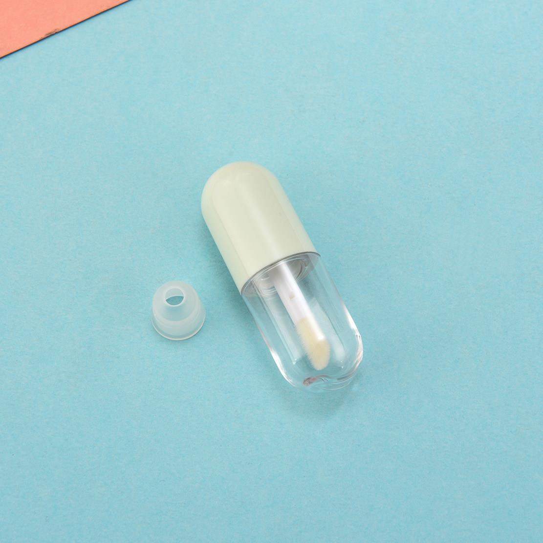 迷你透明胶囊唇釉管瓶空瓶圆形空管塑料唇彩管包材唇蜜瓶子口红管,淘宝优惠券,粉丝福利购,淘宝优惠卷