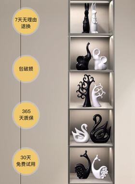 北欧玄关桌面陶瓷摆饰家居饰品客厅电视柜酒柜装饰品摆件乔迁礼品