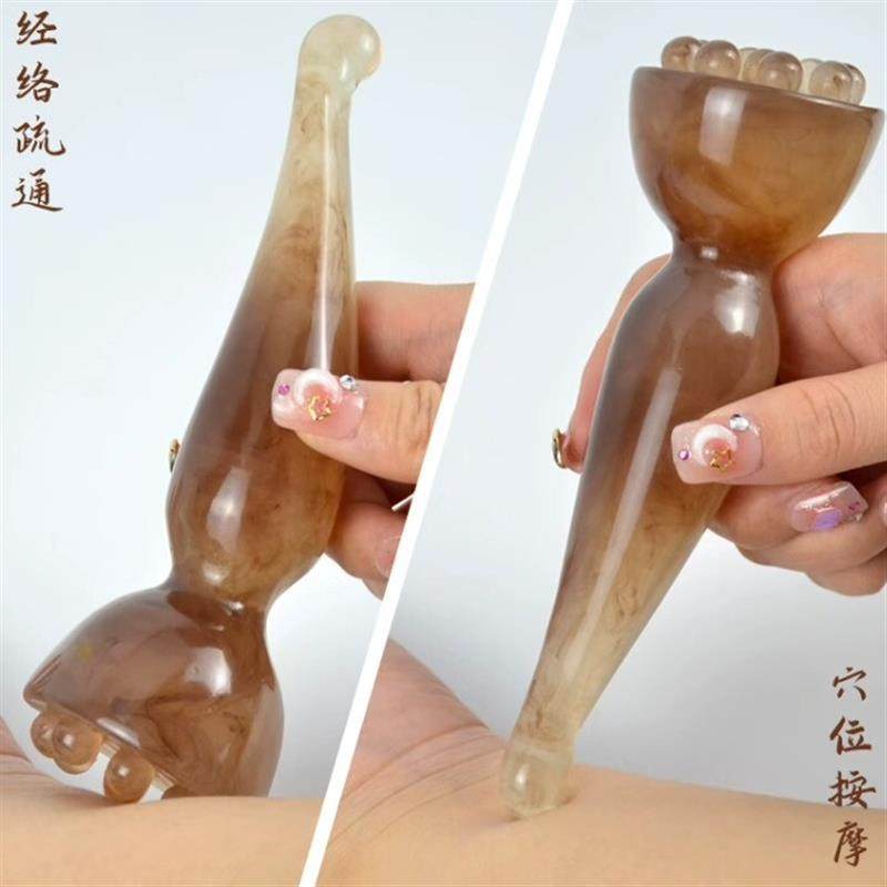 中医点穴棒莲蓬按摩器头部筋络拔筋棒脸部刮痧板经络拨筋棒美容棒,淘宝优惠券,粉丝福利购,淘宝优惠卷