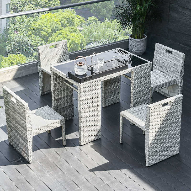 户外酒店阳台桌椅庭院别墅露天露室外休闲藤编桌椅藤椅五件套定制,淘宝优惠券,粉丝福利购,淘宝优惠卷