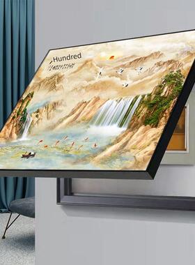 中国山水马成，米箱画，客厅隔断装饰画，配电箱，电门，强弱风开