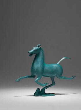铜大师全铜饰品马踏燕青铜马工艺品家居装饰配件客厅礼品