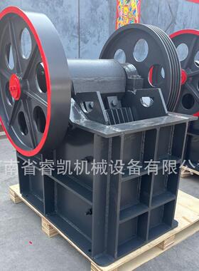 220*350颚式破碎机河卵石石头矿石粉碎机小型工业建筑垃圾碎石机