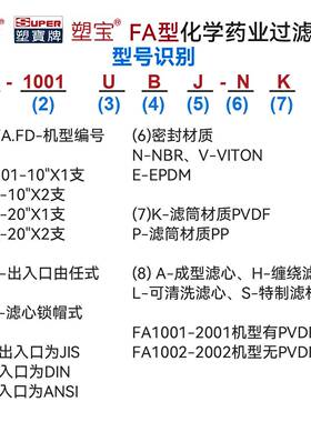 塑FA型过滤器电镀化工制废水循环过滤装置化学液过滤机