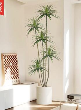 龙血树彷真绿色植物室内大型假植物盆栽客厅轻奢高级彷生花装饰品