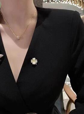 钮扣胸针暗扣防走光免缝收腰免钉别针蝴蝶结扣针固定西装领口胸花