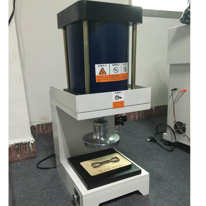 Dongguan factory direct sales manual automatic slicer rubber dumbbell sample making machine pneumatic punching machine