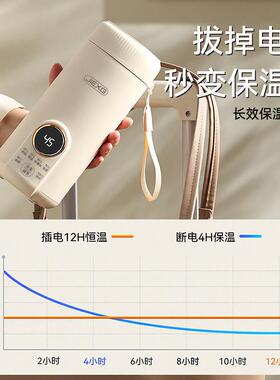 德国进M40口可携烧水壶行烧旅水杯恒保温电热式水温杯加热婴儿冲