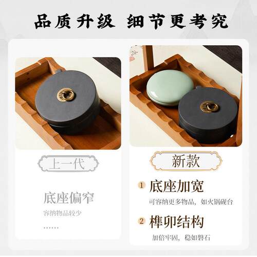 毛笔挂架毛笔架文房四宝摆件书法收纳架挂毛笔的笔架托实木新中式 - 图2