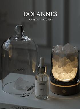 DOLANNES无火晶石香薰礼盒高级感扩香石栀子花白茶生日礼物