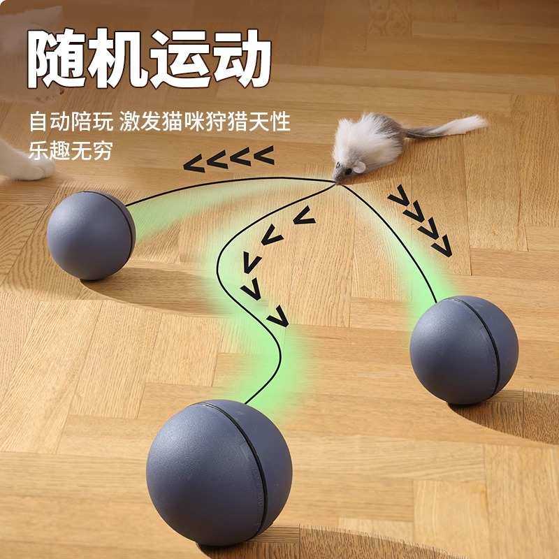 猫玩具自嗨解闷消耗体力老鼠逗猫棒猫运动电动自动逗猫球猫咪用品,淘宝优惠券,粉丝福利购,淘宝优惠卷