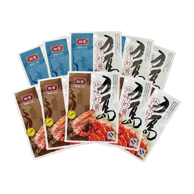 姑香虾酱原汁虾子酱海虾酱100g*10袋山东海鲜酱原味即食火锅蘸料,淘宝优惠券,粉丝福利购,淘宝优惠卷