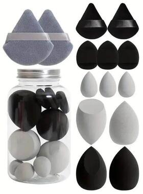 12/14Pcs Makeup Sponge Cosmetic Puff Foundation Sponges Blen