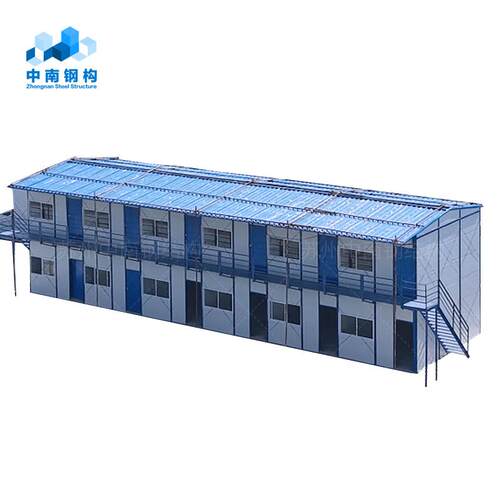 小型K式钢结构活动板房Prefabricatedhouse出口工程住宿临建箱房 - 图3