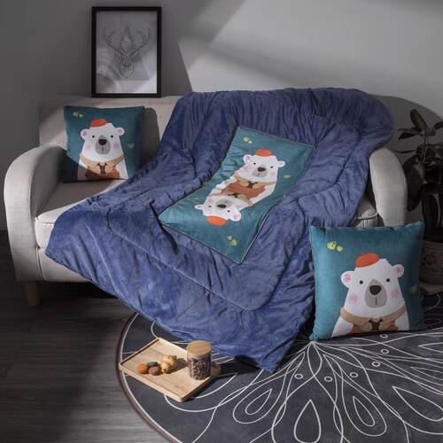 正品多靠功能个靠性可爱汽车垫叠抱枕被子折两用加厚保暖枕床头大 - 图1