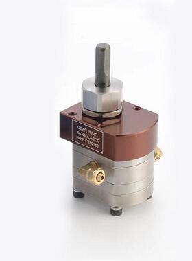 静电喷涂水性漆DISK齿轮泵GEAR PUMP涂料计量泵5cc油漆喷涂齿轮泵