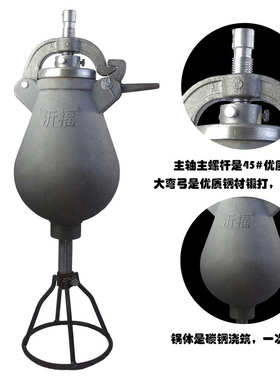 3斤5斤老式大炮爆米花机手摇玉米大米爆花机火烧爆米花平口干蹦鸡