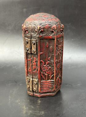 树脂三开盒西方三圣古玩杂项仿古工艺品 摆件