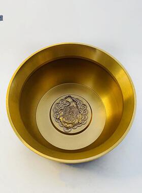 黄铜香炉宣德炉家用供奉线香炉复古茶道香薰炉室内供佛貔貅檀香炉