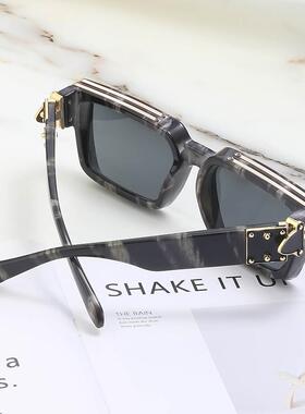 男士高端太阳镜男款百万富翁同款太阳镜男时尚网红墨镜女高级感眼