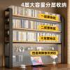 Bookshelf floor-standing storage rack hole board table bookshelf home student desk storage computer table iron storage rack
