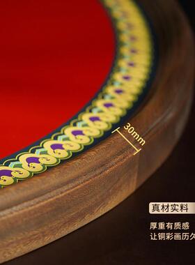 新中式饰入户玄葫关圆形古装画芦现代TH-YX650国风走廊铜中雕挂画