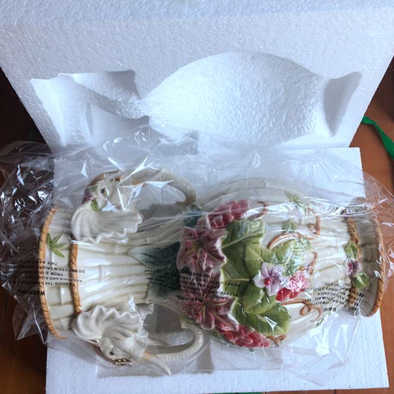 插花陶瓷摆件大象大号水百合养奢华复古客厅富贵装饰高花瓶欧式款 - 图2