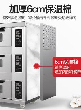 红烤箱商用层两盘大容量电蛋糕面510包两披萨大烤箱芝麻乐蛋糕烘