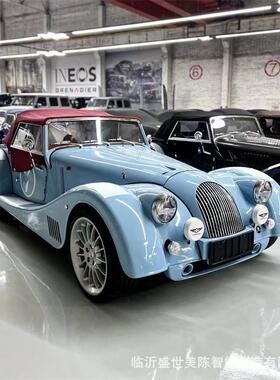 复古合金摆件汽车模型 铁艺玻璃钢仿真车 新款四轮电动仿真老爷车