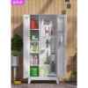 Cleaner JFY-101 storage cabinet balcony with hole board leather cabinet iron storage cabinet household lock housekeeping
