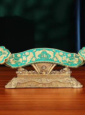 铜智欧工艺品彩铜年年有余如意摆件装饰乔迁家居玄关生日贺寿礼品