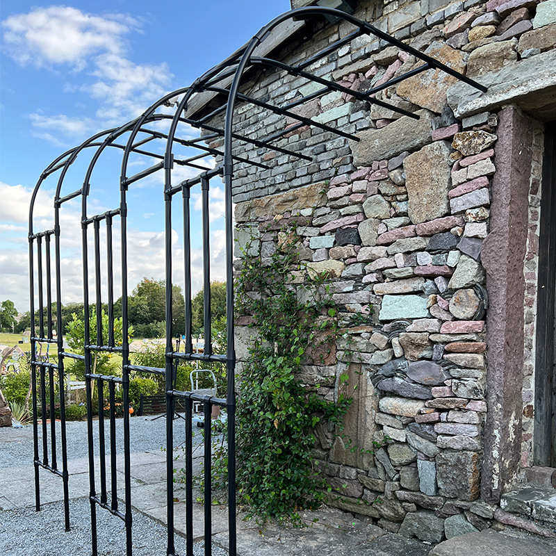 半边拱门花架月季爬藤架庭院靠墙葡萄架子蔷薇黄瓜攀藤支柱花架子,淘宝优惠券,粉丝福利购,淘宝优惠卷