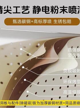 桌面书架免打孔洞洞板夹式置物架宿舍整理架立式书桌电脑桌收纳层