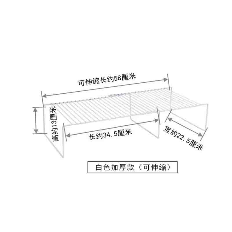 厨房锅具餐具收纳架子橱柜分层架下水槽置物架小层架柜子放锅多层 - 图3