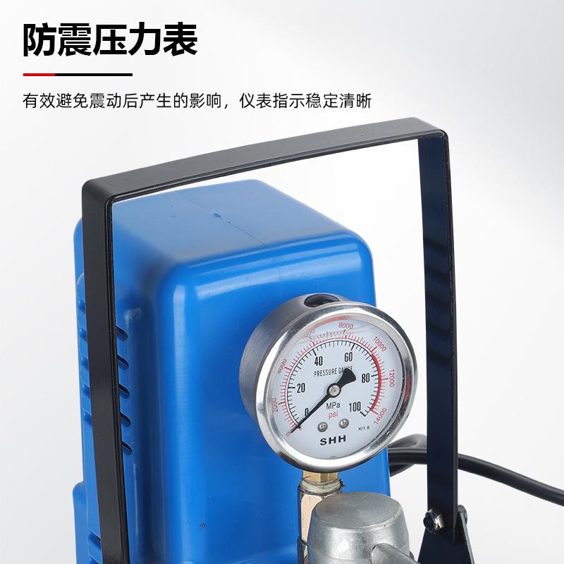 充电液压泵双回路小泵便携式插电高压泵浦GYB-63D液压机70MPA压力 - 图0