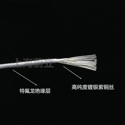铁氟龙高温镀银线 线透明AF200/FF46-2电源线 线机内改装DIY0.12~ - 图2