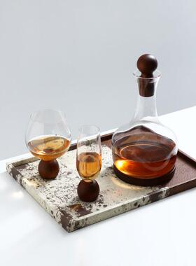 意式现简约FC-CJ250创意木言玻璃酒具高展厅别级墅餐桌吧台代感醒