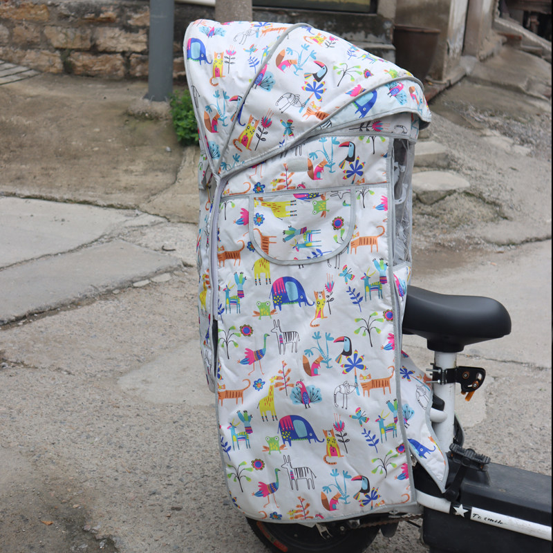 电动自行车后置儿童座椅保暖雨棚自行车后置棚子保暖防风防雨防寒,淘宝优惠券,粉丝福利购,淘宝优惠卷