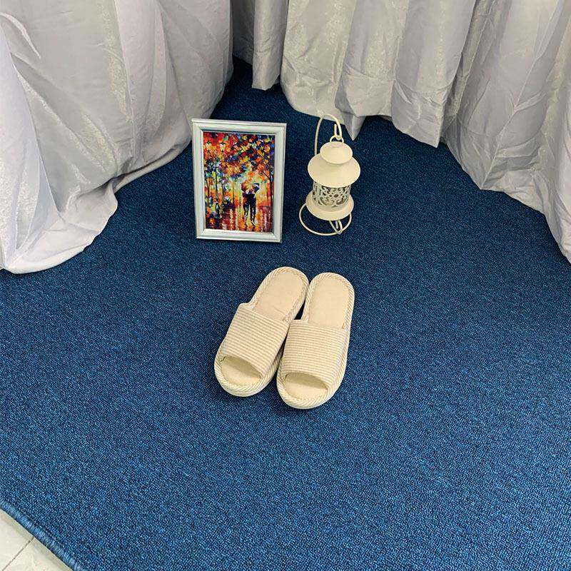 Ins style blue carpet commercial office desk large area studio photography living room bedroom floor mat