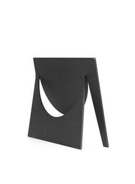 简约现代黑色创意方片切割金属几何摆件样板间客厅餐桌桌面装饰品